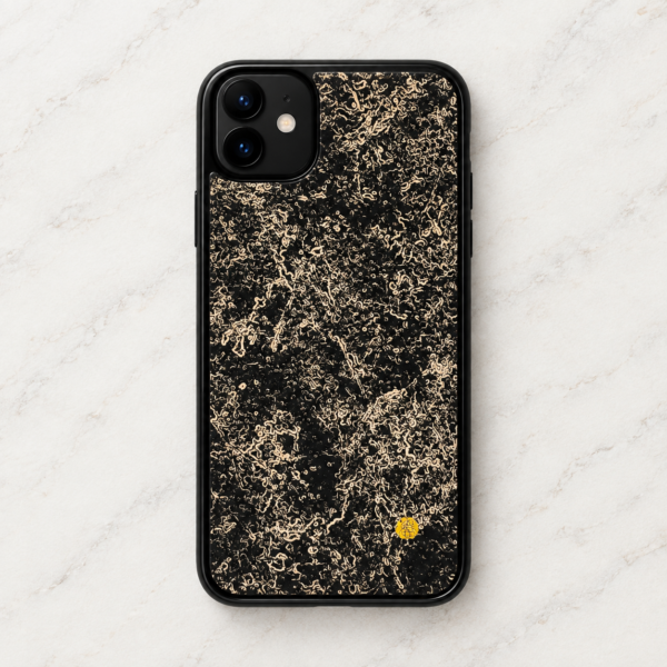 漆職人手仕上げ 蒟醤スマホケース 　八島扇堂　大理石（AD－004）